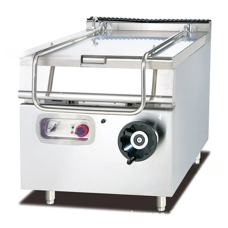 Commercial electric tiltable wok EH-880 large capacity square pot catering western kitchen equipment large stir-fry stove