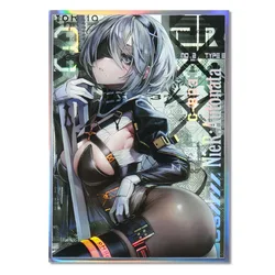 60 STKS 67X92mm YoRHa Nr. 2-type B Anime-kaarthoezen Bordspelkaartbeschermer Perfecte pasvorm MTG / PKM Trading Card-hoezen