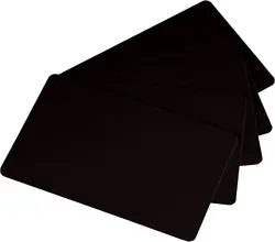 Black Matte Finish PVC Acetate Plastic Business Cards Thickness 0.3mm