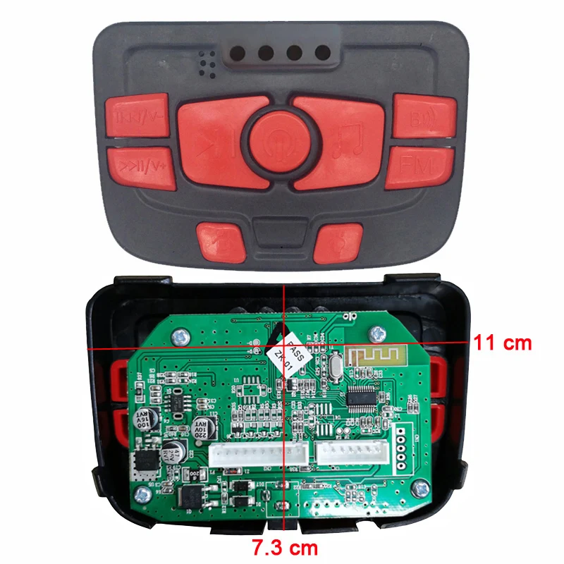 Multi-functional children ride-on electric vehicle controller 12V, central controller for baby car