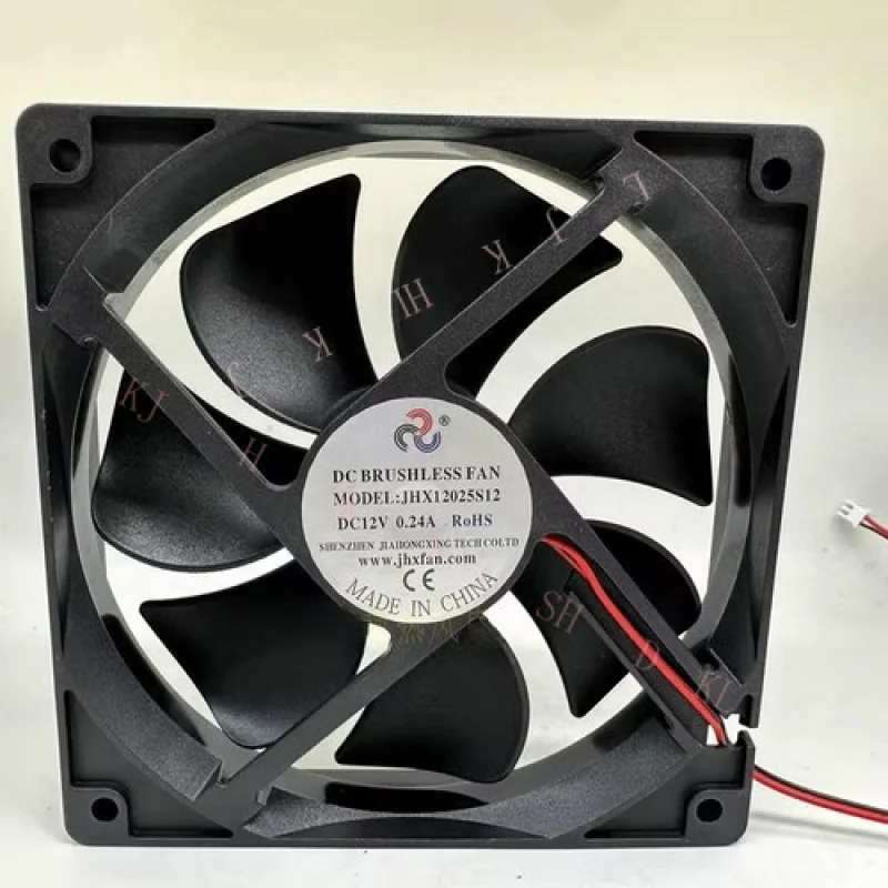 

N НОВЫЙ ДЛЯ JHX12025S12 DC12V 0,24A 12CM 12025 120*25MM охлаждающий вентилятор