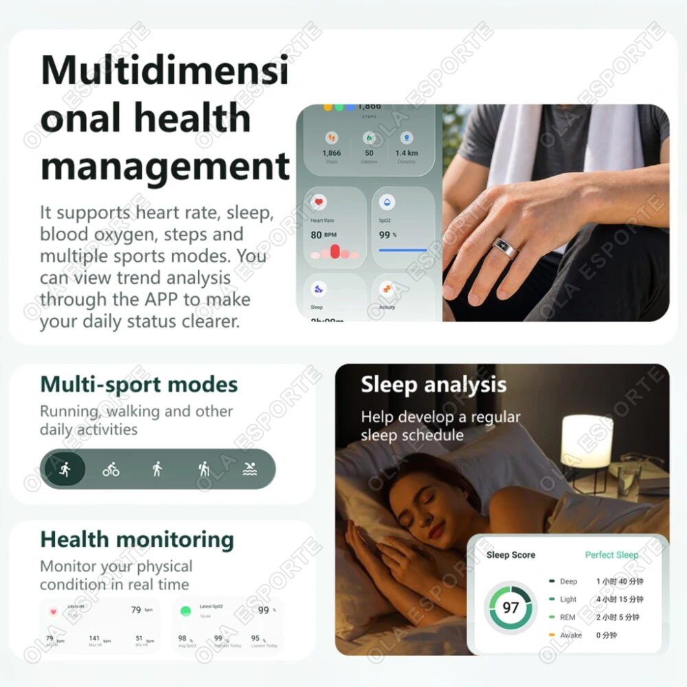 Recording Smart Ring with Health Monitoring Features
