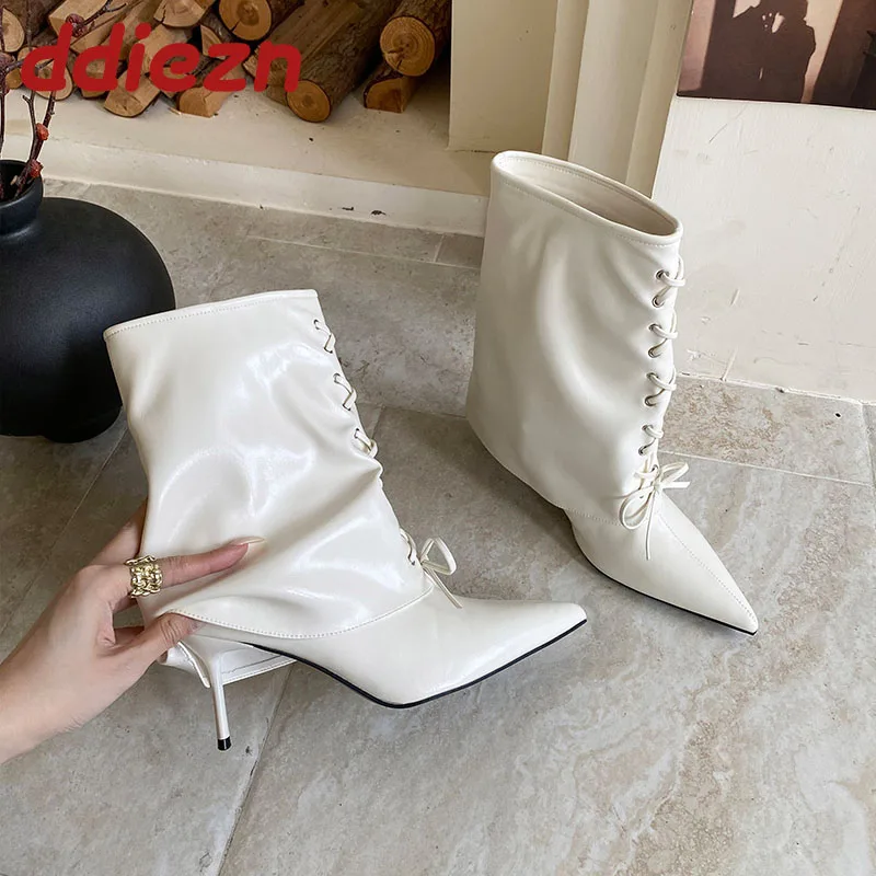2025-fashion-lace-up-women-ankle-boots-with-thin-heels-shoes-pointed-toe-party-ladies-short-modern-boots-female-shoes-winter