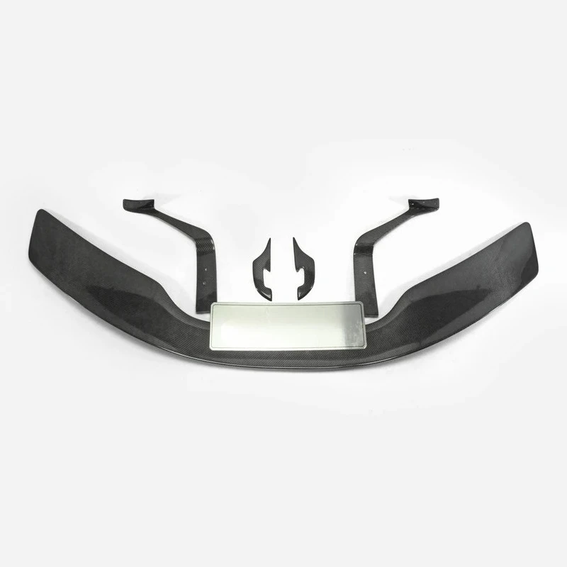 سبويلر خلفي على طراز NVT لسيارة ماكلارين 540C 570S 570GT من ألياف الكربون الحقيقية لتزيين سطح واحد #1
