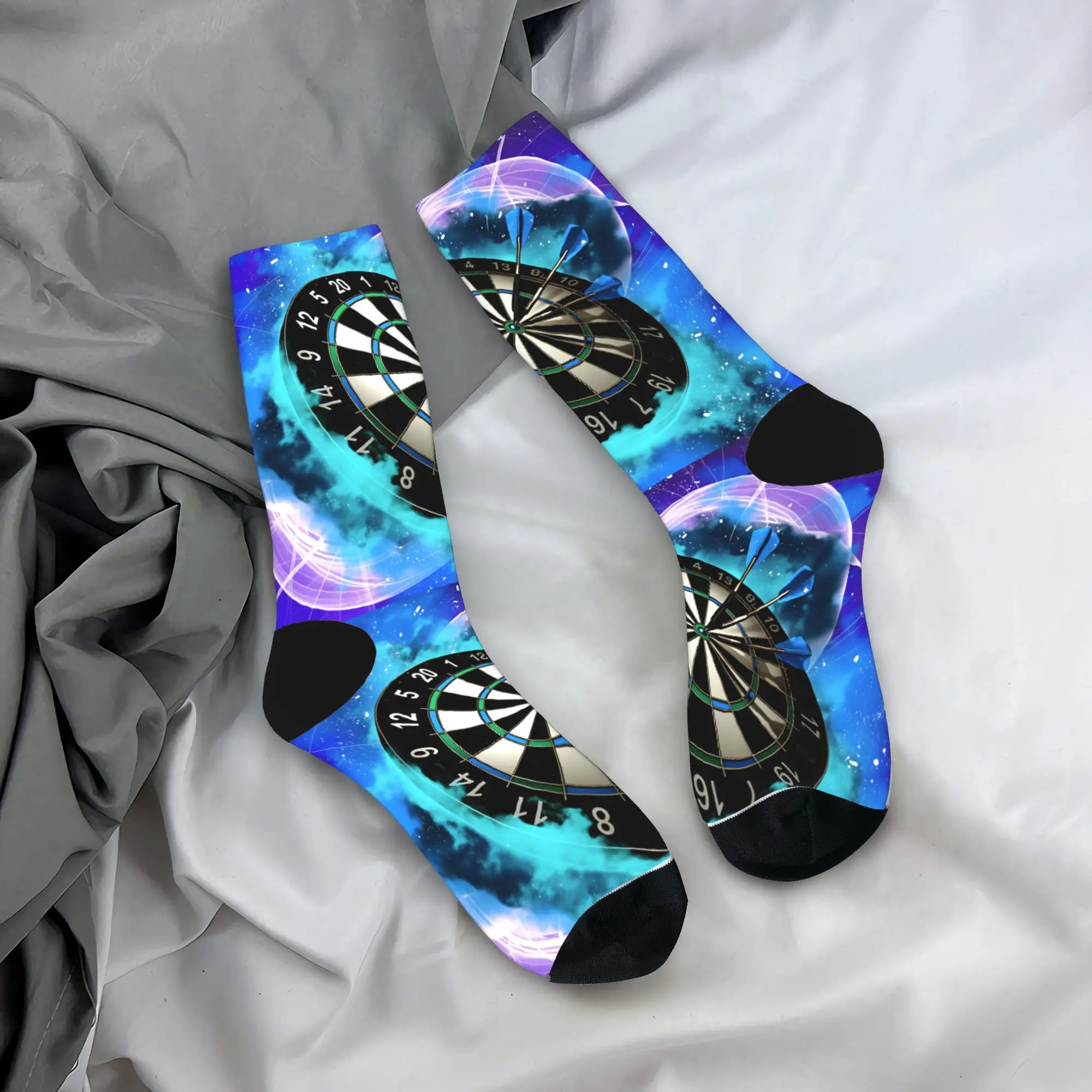 

Men's Socks Darts Board In Fire Stockings Anti Skid Warm Soft Socks Spring Kawaii Graphic Cycling Socks