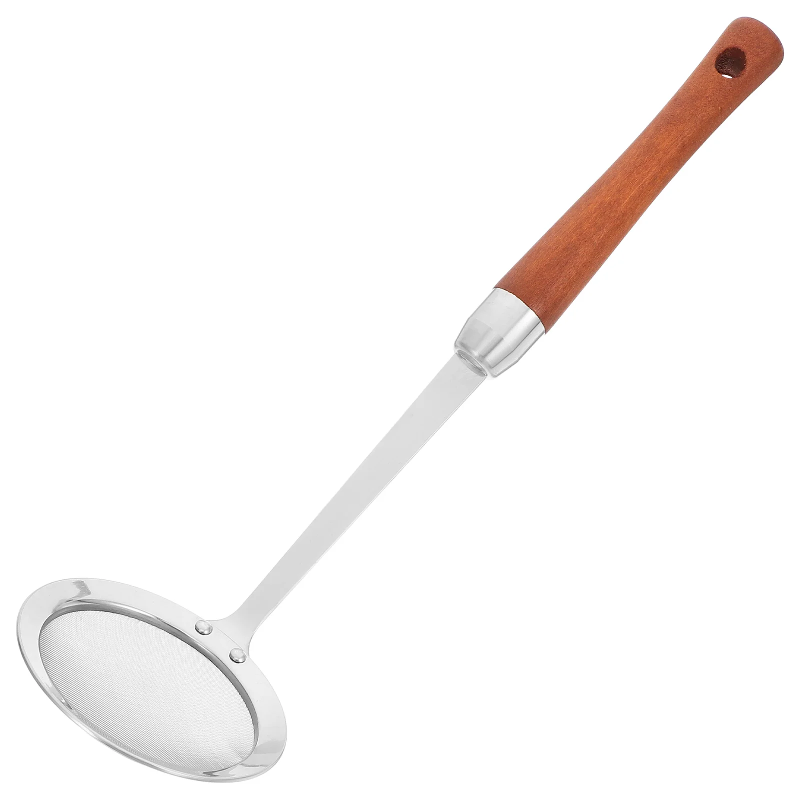 

8Cm Fine Mesh Strainer Skimmer Spoon 304 Stainless Steel Oil Filter Ladle for Cooking Frying Grease Foam Fat Separation Tool