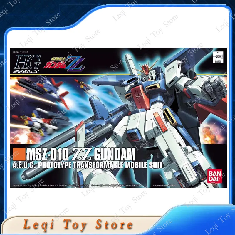 Bandai Original Genuine HG 1/144 MSZ-010 ZZ GUNDAM Action Anime