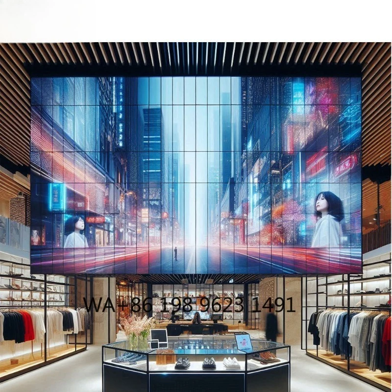 

P3.91 Flexible Transparent LED Film Display Glass Window Advertising Screen High Definition Waterproof Digital Signage