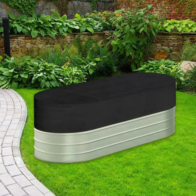 Pool Winter Cover Pool Protection Winter Cover Ground Pools Cover Waterproof Dustproof Tear Resistant Thicken 420D Oxford Fabric