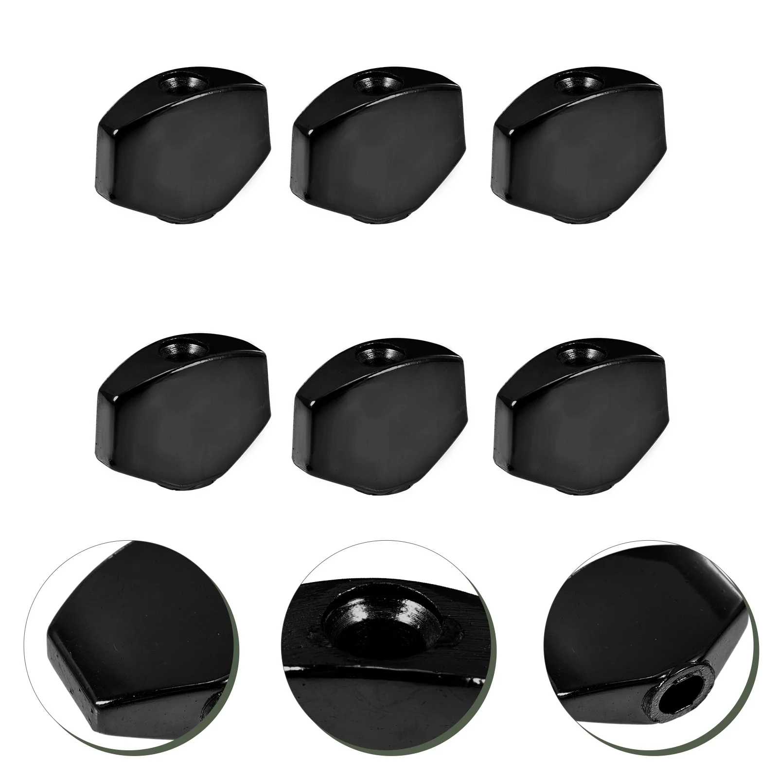 

6 set Acoustic Caps Lock String Function Tuner Handles Durable Reliable Guitar Accessories Folk Tuner Caps Guitar Tuning Knob