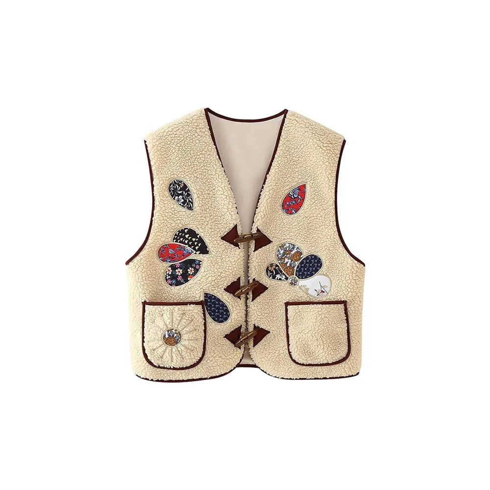 

Autumn and winter new women's clothing French fashion versatile casual simple double-sided cotton jacket