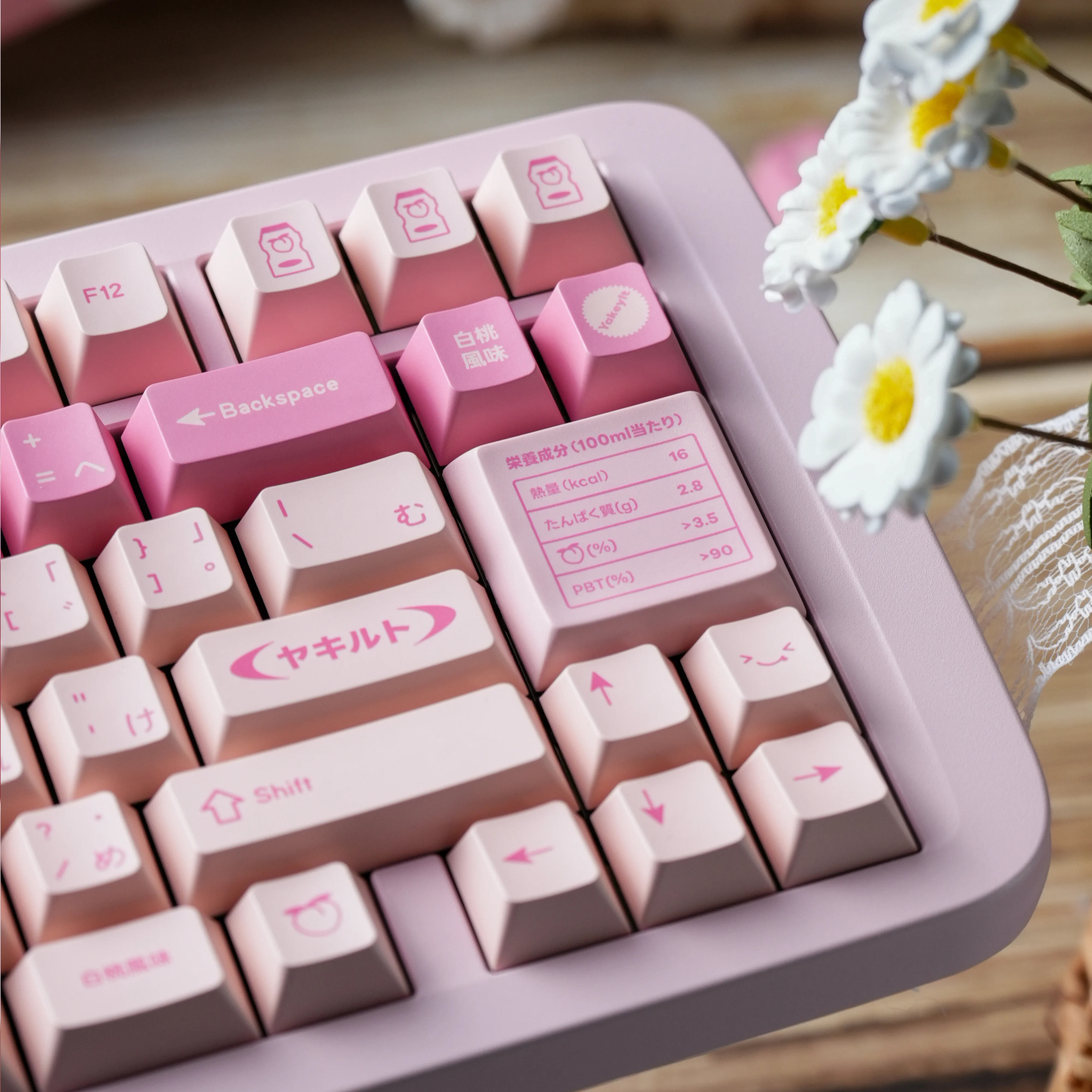 مجموعة أغطية مفاتيح TUT Yakeylt R2 Cherry