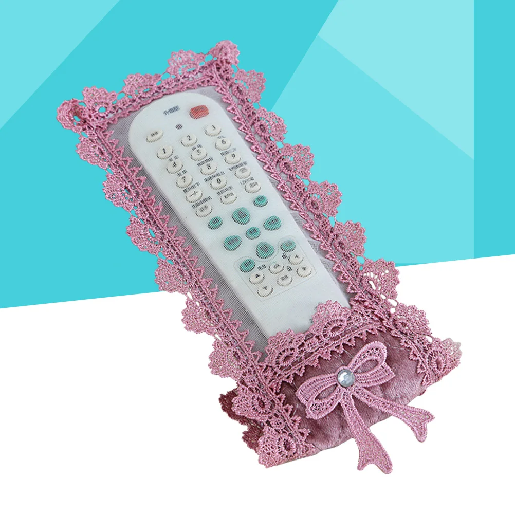 

Remote Control Cover Lace Design Fabric Protective Case Dustproof Stain Resistant Thin Durable Remote Accessories GPS
