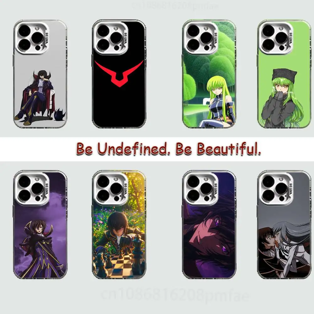 

Anime Comic C-Code Geass Hard Phone Case for IPhone 17 16 15 14 13 12 11 Pro Max Plus16E X XR XS Max shockproof Full Cover