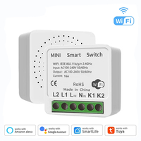 16A Tuya Smart WiFi Switch APP Control Switch Mini Breaker Smart Life Control Support Alexa Home Yandex Alice