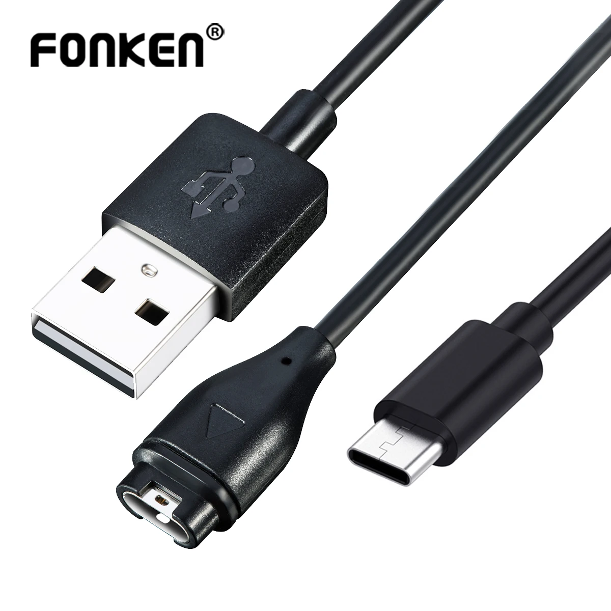 1M USB Charging Cable For Garmin Fenix 7 7S 7X 6 6S 6X 5 5X 5S Plus Vivoactive 3 Forerunner 945 935 245 255 Charger Cable Dock