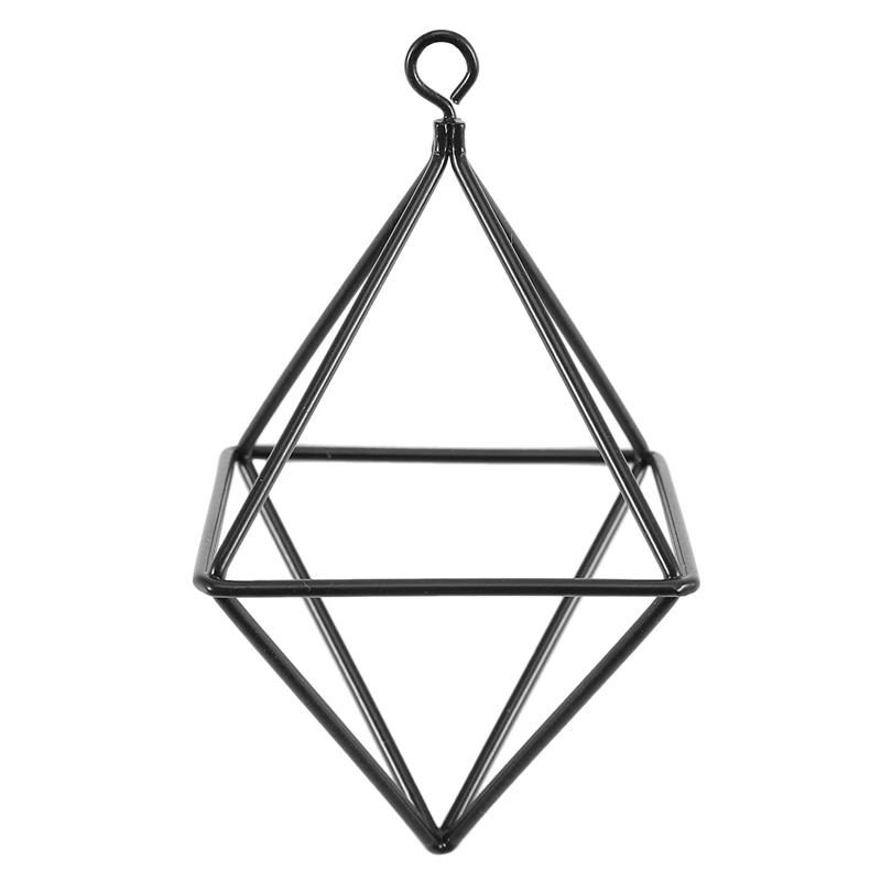 독립형 행잉 파종기, 기하학적 스윙 단조 다리미, 틸란지아 항공 플랜트 거치대 삼각형 금속 랙, 4X