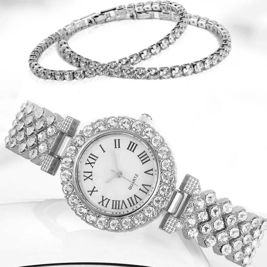 2023 orologi di lusso donna diamante strass moda elegante orologio da polso orologio al quarzo orologio da donna per ragazza Relogio Feminino