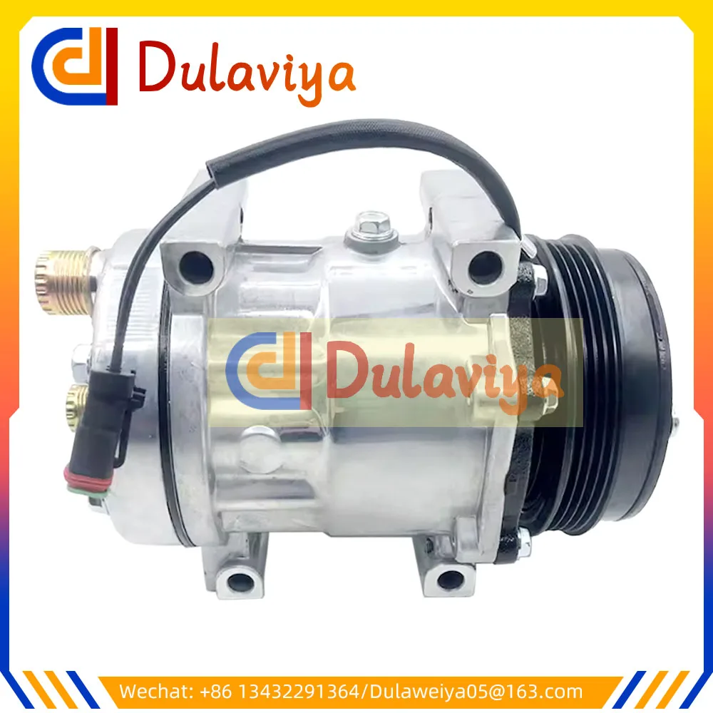 

A/C AC Compressor SD7H15 For Land Rover Defender Cabrio Pick-up Station Wagonn JPB101200 TSP0155160 8FK351132231 SD 8076