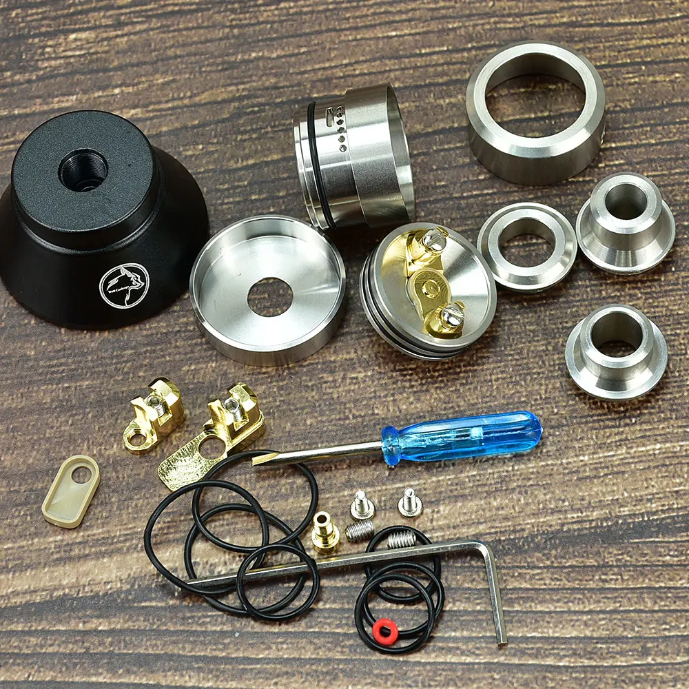 wolfcoolvape Nisshoku rda vape mtl 22MM rda vape tank 316SS tank mtl rda 24mm Beauty ring Rebuildable drip tip Atomizer