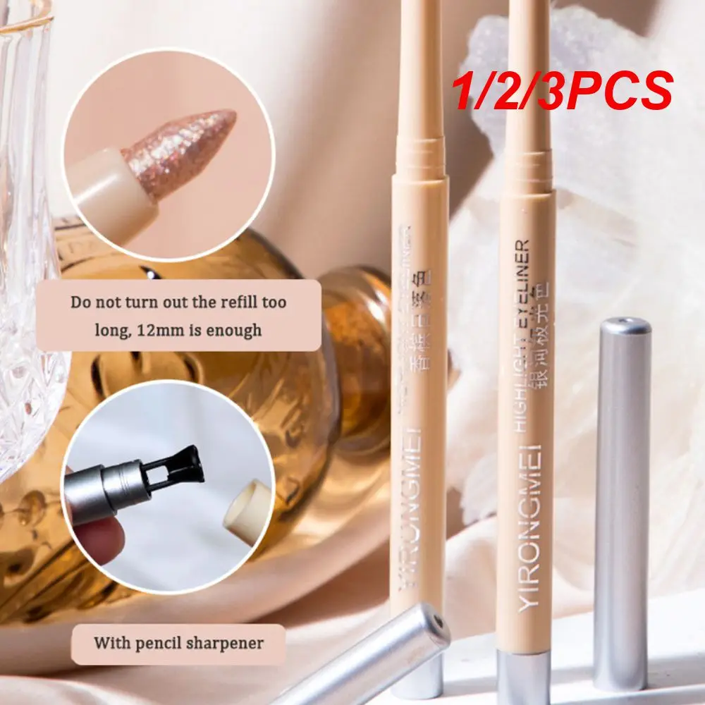 1/2/3 шт. матовая Лежащая шелкографическая ручка, гладкая текстура, искусственные тени для век, палитра, хайлайтер, здоровье и красота, трендовые тени