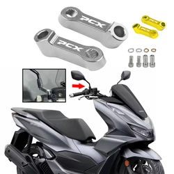 PCX Motorcycle Rearview Mirrors Extension Riser Extend Adapter Mirror Extende For Honda PCX125 PCX150 PCX160 pcx 125 150 160