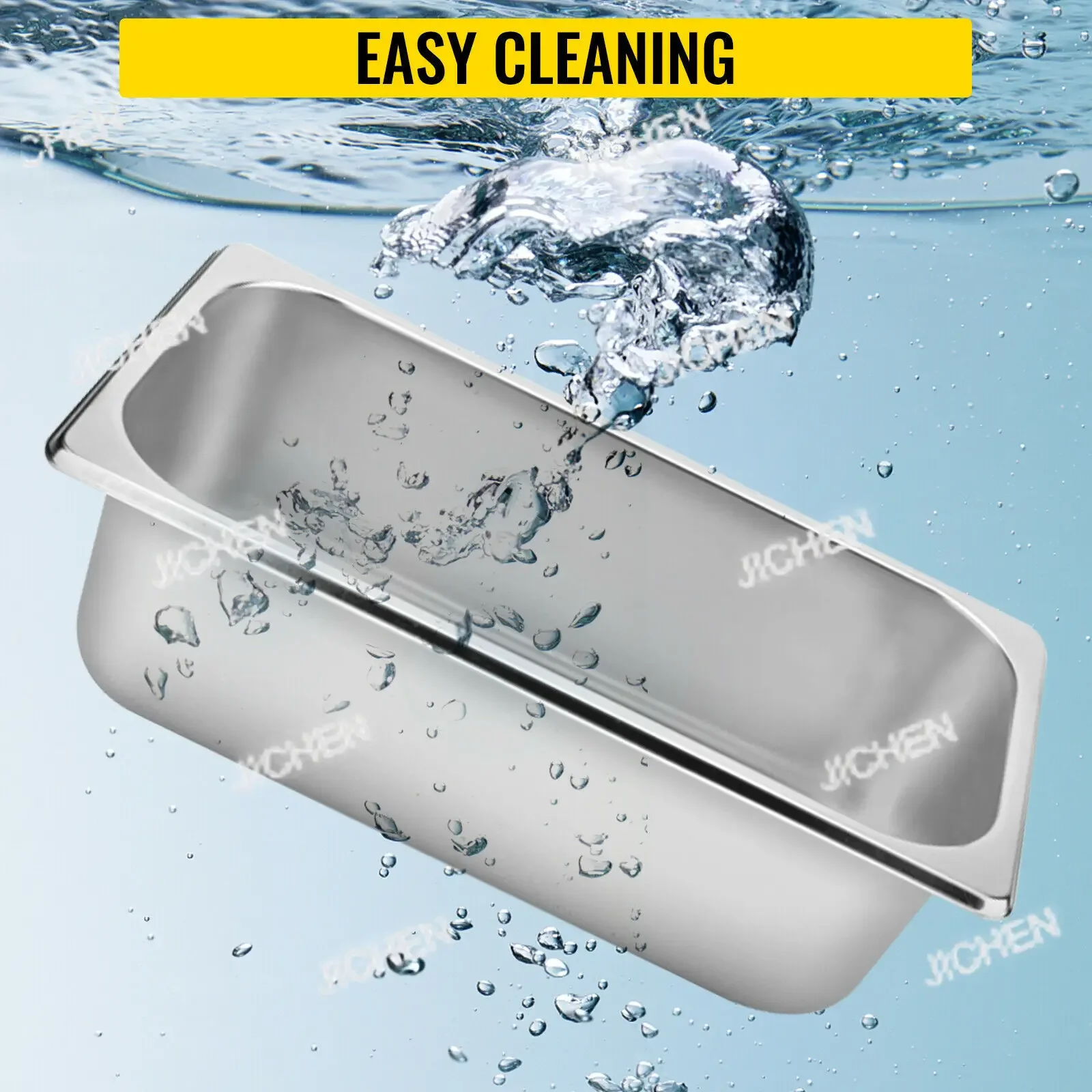 ถาดอุ่นอาหารบุฟเฟ่ต์ JC JC ขนาด 8.5 ลิตร-20 ลิตร ถาด Gastronorm ถาดนึ่ง ถาดสแตนเลส สำหรับงานปาร์ตี้ บาร์บีคิว อบ