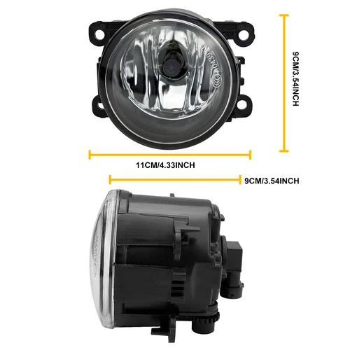 Imagen 2 del producto 2 uds luz antiniebla lámpara antiniebla para Subaru XV Crosstrek 2013-2019 bombillas halógenas lámpara de circulación diurna