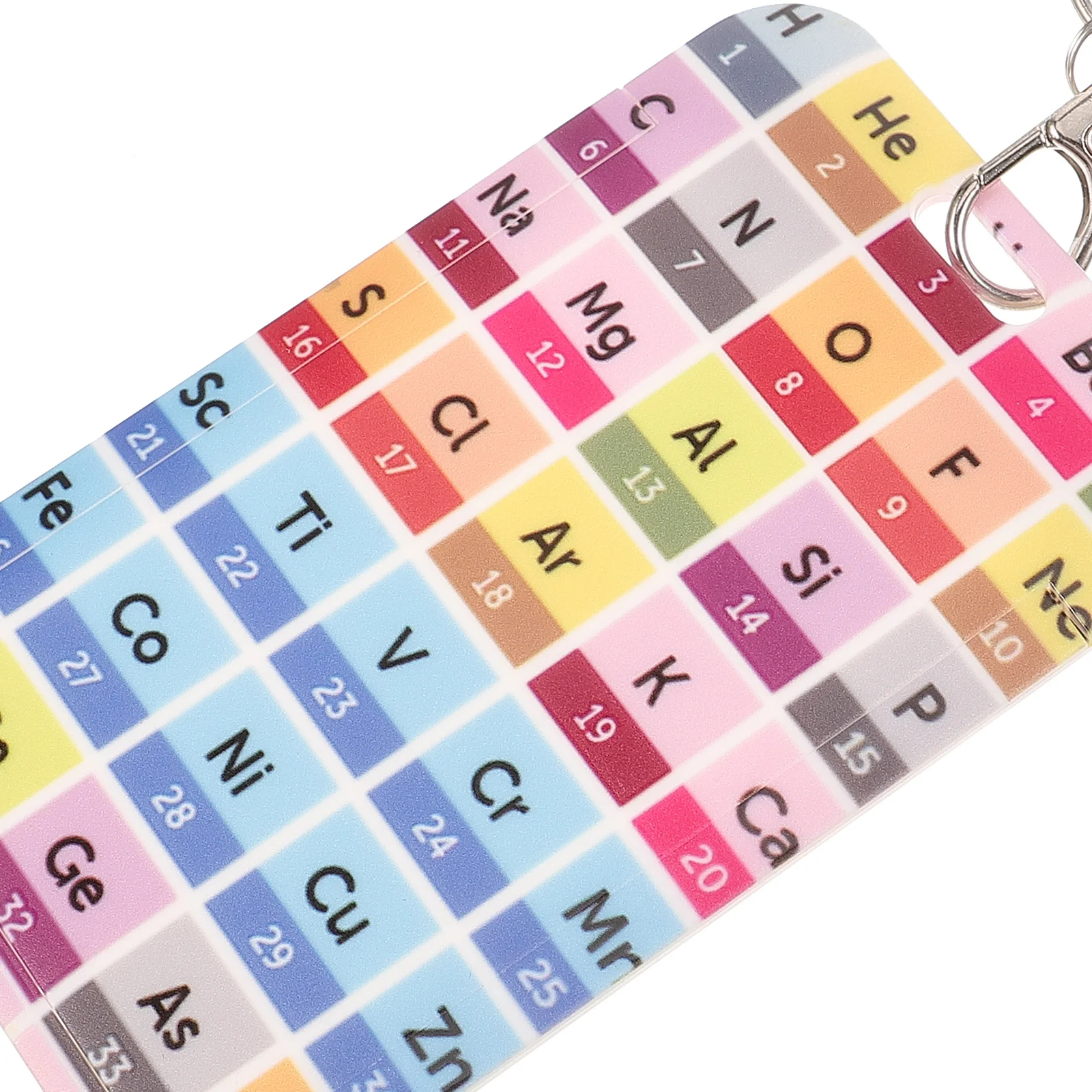 

Id Badge Holder Lanyard Small Lightweight Chemical Element Card Sleeve Teacher Student Id Card Holder Protective Sleeve