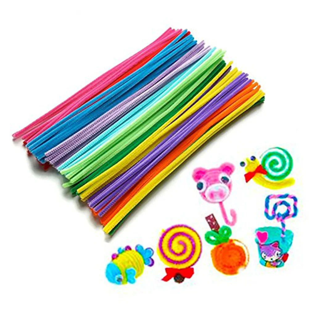 

300Pcs Twist Stick Shilly-Stick Lightweight Colorful Craft Project Supplies Children's Educational DIY Art Materials