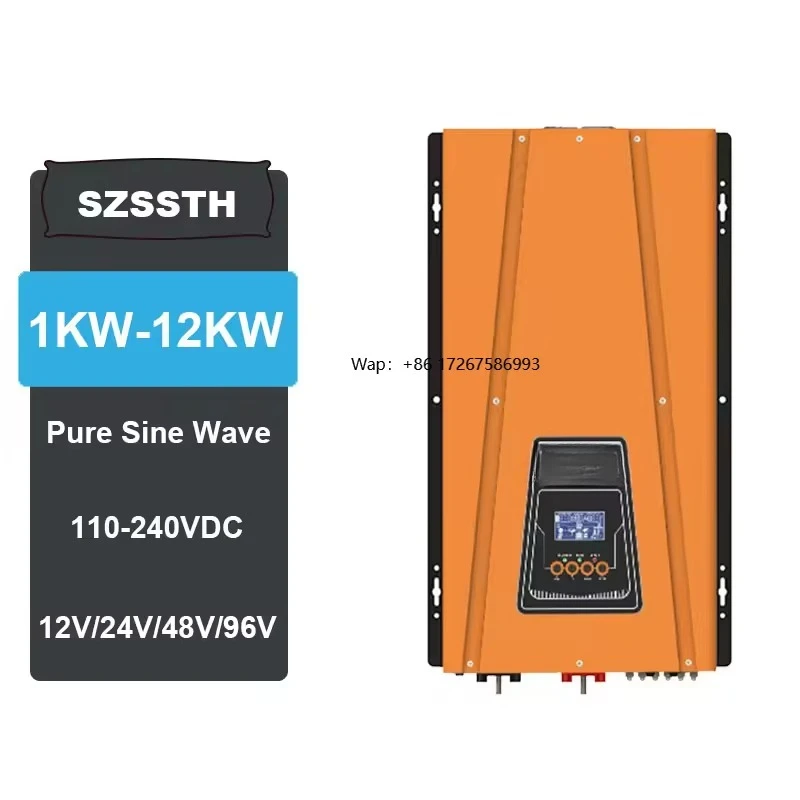 Split phase solar inverter Pure sine wave inverter 24V 220V 6000W 8000W low frequency Toroidale off-grid solar inverter