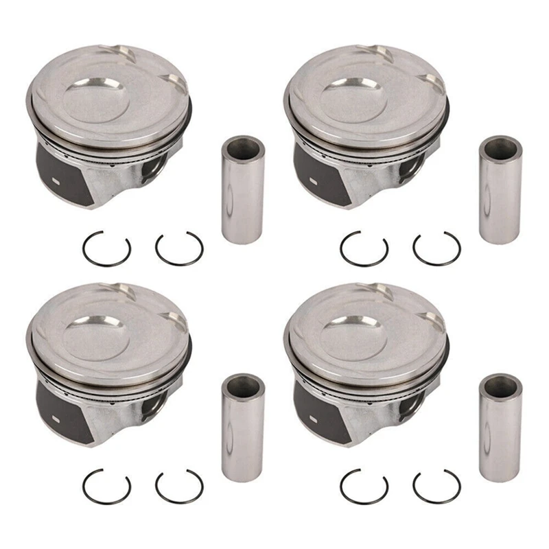 

4Pcs Car Piston & Rings Kit FITS For Ford Focus Mustang Lincoln MKC 2.3L 2015-2019 EJ7Z6108E