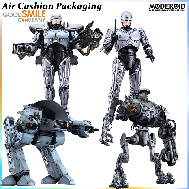 

GSC Genuine MODEROID Series RoboCop ED-209 Murphy Jetpack Equipment Assembly Robot Action Figures Model Toys Gifts To Boys