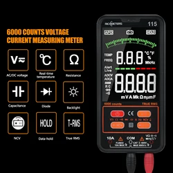 Digital Multimeter 6000 Counts Professional Tester AC/DC Current Voltage Auto-Ranging