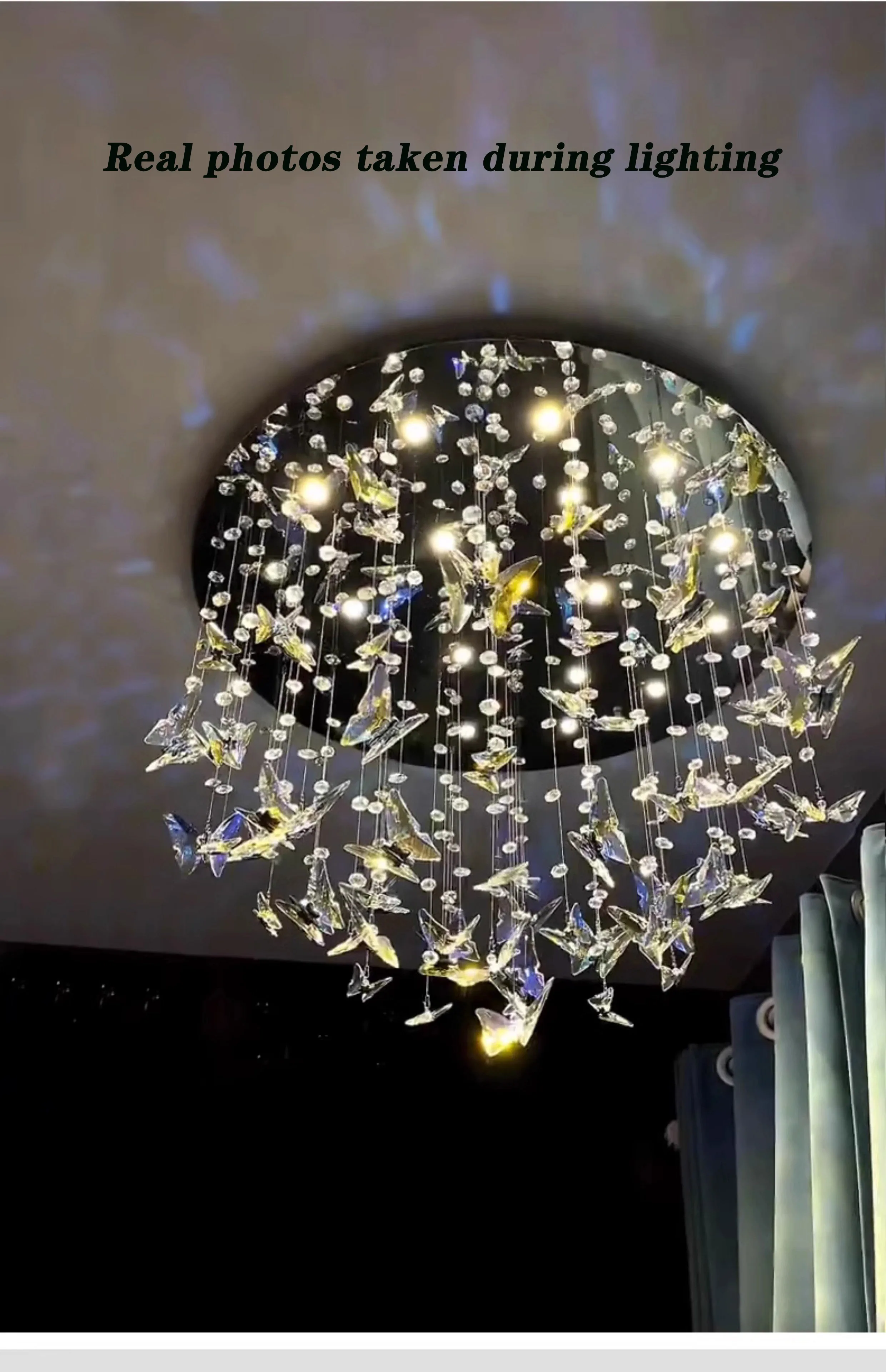 

Luxury K9 Crystal Chandelier Hanging Lamp for Staircase Hotel Lobby Villa Attic Dining Room Decorative Lighting