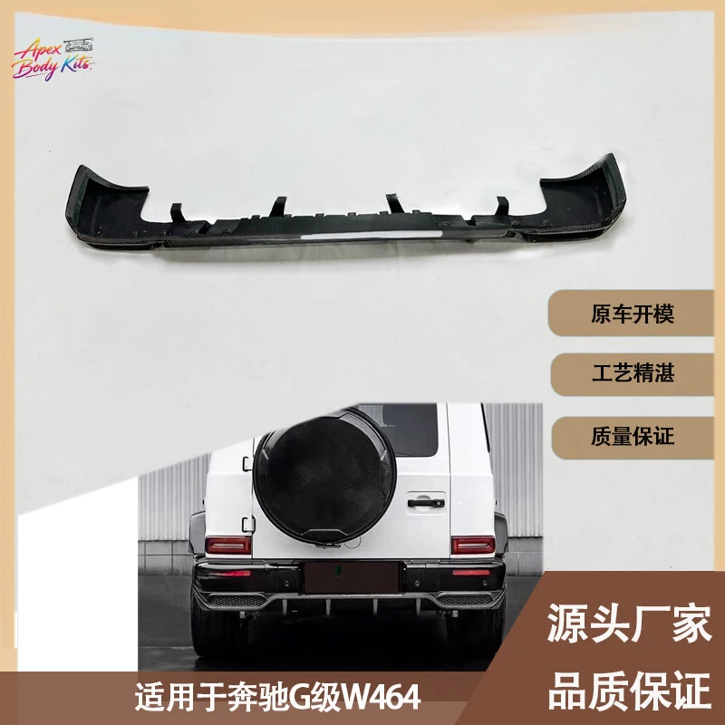 Suitable for Mercedes-Benz G-Class W464 Topar model carbon fiber rear lip between 2019 and 2021
