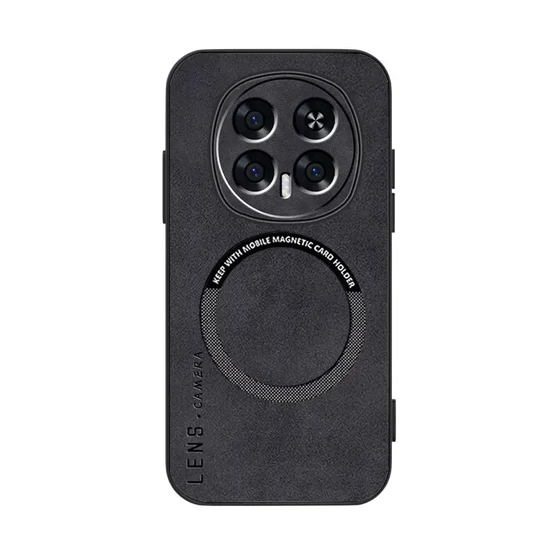 حافظة لهاتف Honor Magic 8 7 Pro على طراز الأعمال مغناطيسية فاخرة من جلد الضأن صديقة للبشرة ومضادة للسقوط لهاتف Honor Magic 8 7 Lite