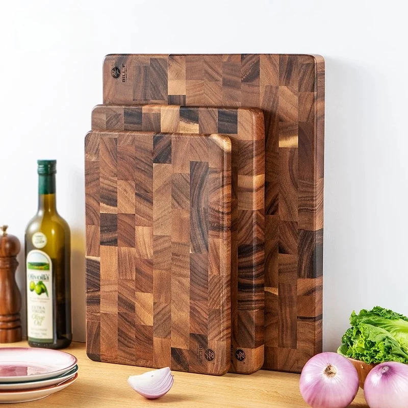 Tabla de cortar de palisandro de alta calidad, utensilio de cocina de estilo chino tradicional, forma rectangular, resistente al moho y a las grietas