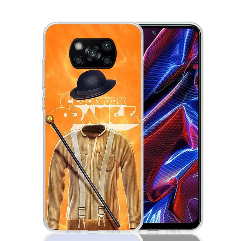 A Clockwork Orange Film Phone Case For Xiaomi Poco X6 X5 X4 X3 Nfc F6 F5 Pro F4 Gt F3 F2 F1 M5S M4 M3 Art Customized Coque Capa