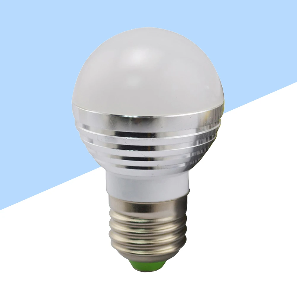

E27 3W RGB Bulb Dimmable RGB LED Bulb with Infrared Remote Controller without for Home Decor