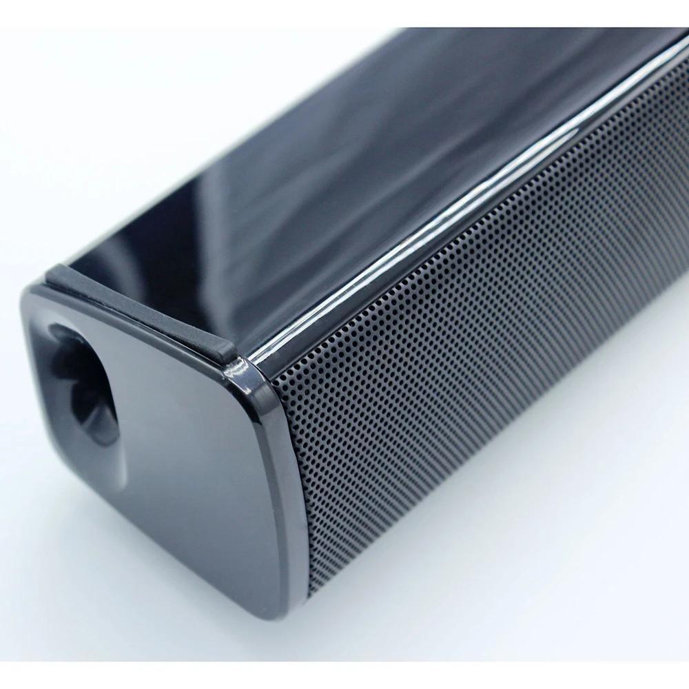 ลำโพงซาวด์บาร์แบบไร้สายใช้สายสำหรับทีวี40W ระบบโฮมเธียเตอร์ควบคุมระยะไกลขนาดกะทัดรัด