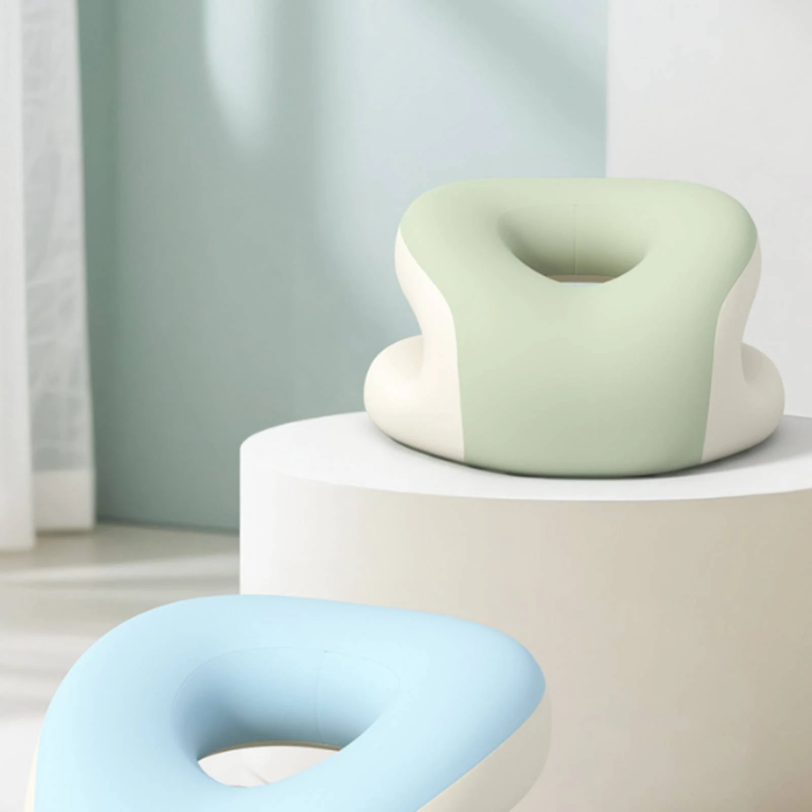 Hollow Center Ergonomic Nap Cushion Office Pillow Sleep Accessory for Relaxing Breaks at Desk