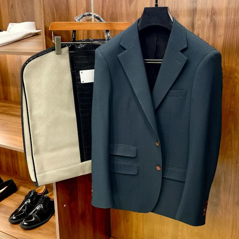 

2024, высококачественные мужские деловые повседневные костюмы, мужские модные куртки, мужская одежда, костюм, пальто, куртки, пальто