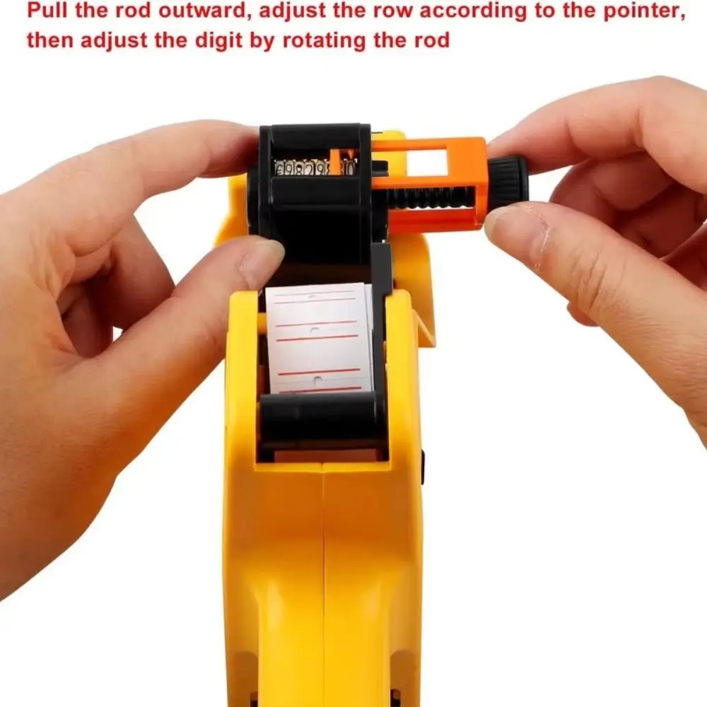 Durable MX-5500 Handheld Price Tag 8 Digits Handheld Coding Machine EOS Plastic Price Label Tool Grocery