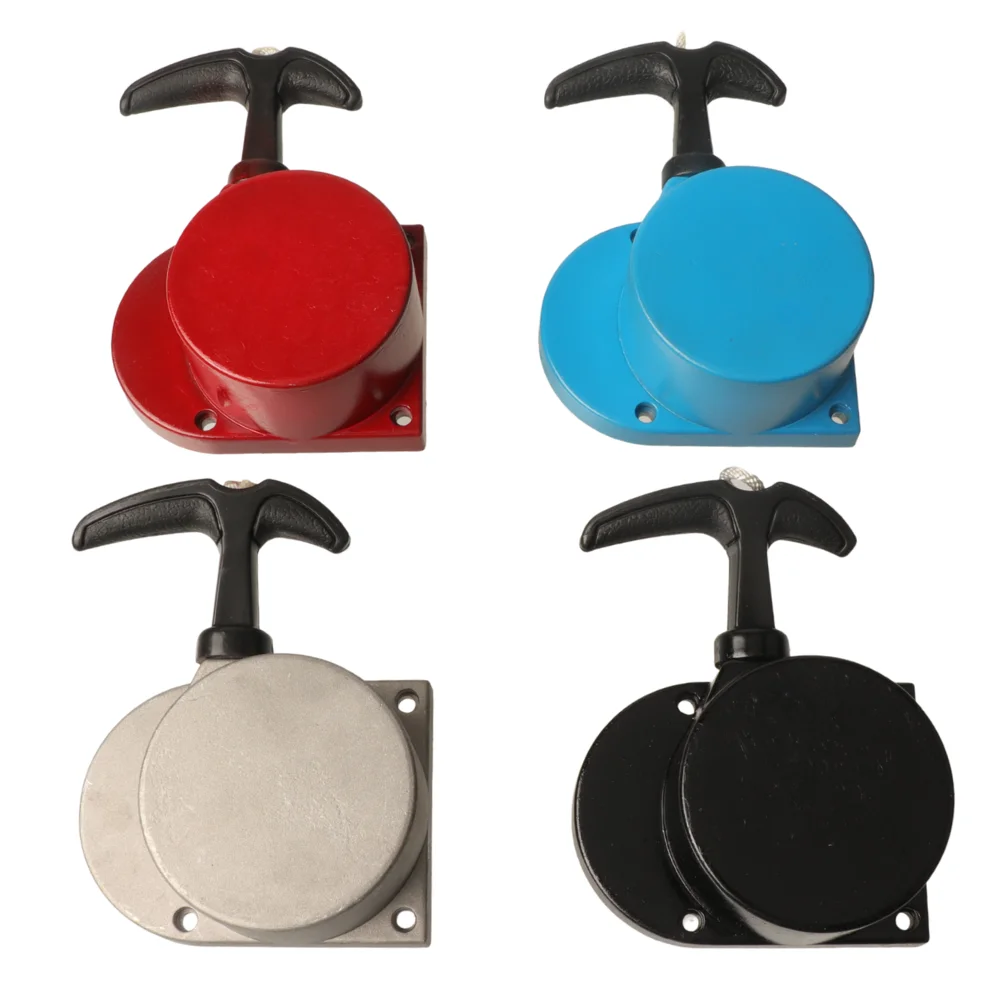 Aluminum Alloy High Performance Recoil Pull Starter Kit for 49cc 50cc 60cc 66cc 80cc 2 Stroke Motorized Bicycle Motor Engine