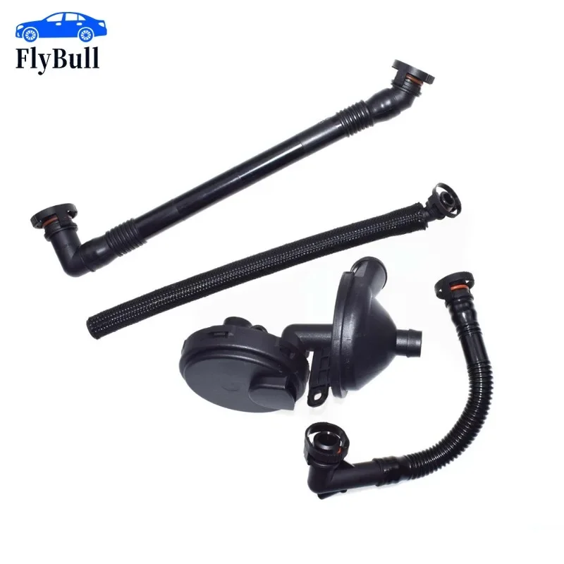 

11617504535 11617501566 4 Pcs PCV Oil Separator Breather Hose Crankcase Vent Valve Set for BMW X3 X5 Z3 Z4 E46 325 528