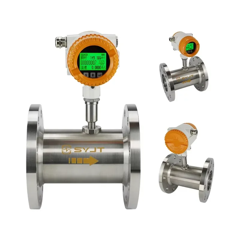 SY LW Electromagnetic Flowmeter, High Precision Stainless Steel Fluid Flowmeter