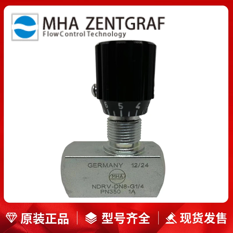 Germany M-HA one-way throttle valve NDRV-DN12-G1/2-PN350-1A 18 flow control regulation.