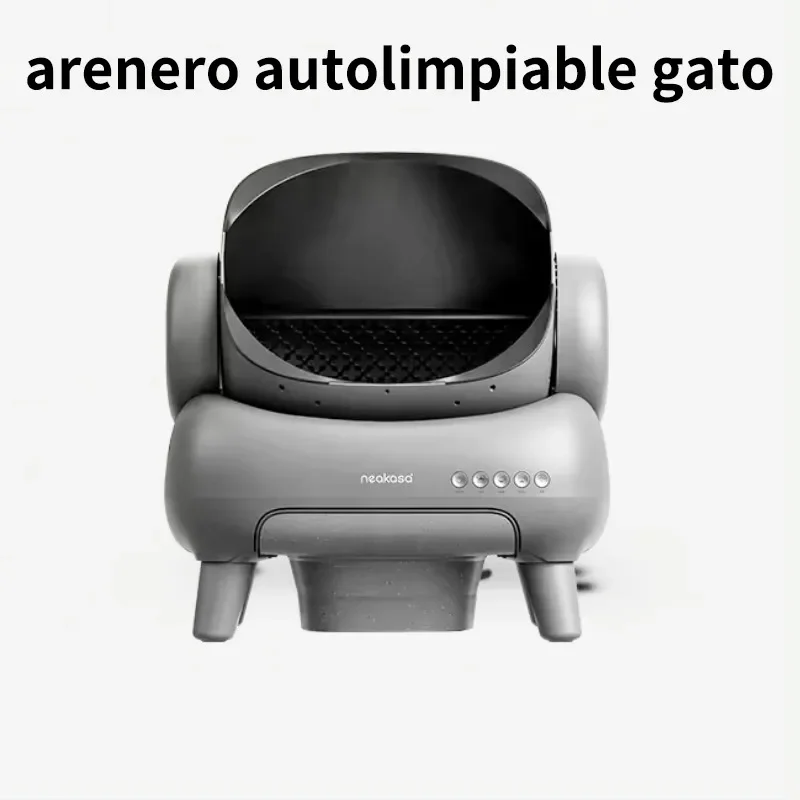 Automatic Smart Cat Toliet  Large Self Cleaning APP Control Odor-Free Waste Disposal English Version Arenero Autolimpiable Gato