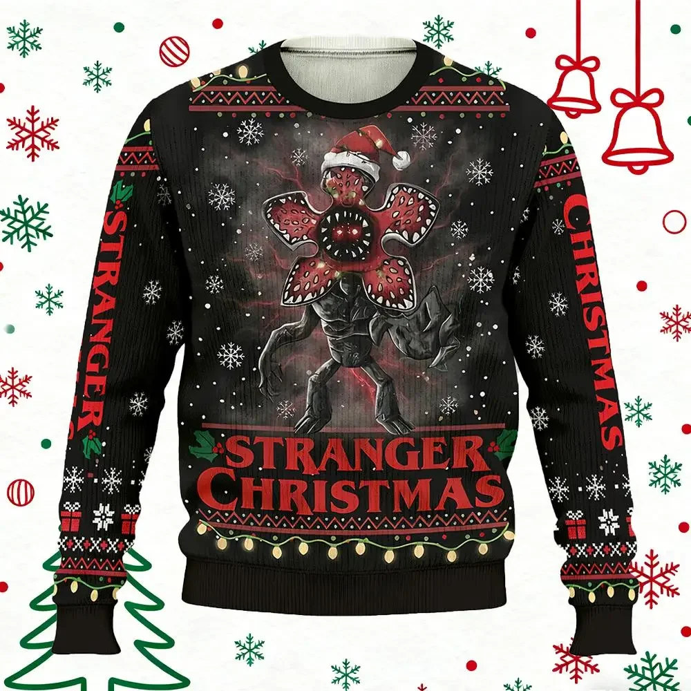 عيد الميلاد غريب البلوز القبيح طباعة البلوز عطلة حزب شيء مضحك نمط القمم الخريف/الشتاء الرجال والنساء